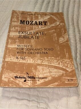 Mozart Exsultate, Jubilate Sheet Music - Tan